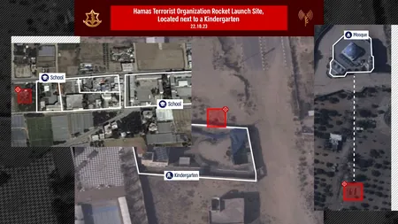 VIDEO | IDF prezintă dovezi în care susține că teroriștii Hamas lansează rachete spre Israel de lângă grădinițe, școli și moschei