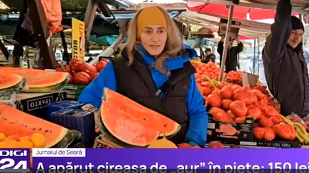 Cireșele debutează pe „bursele” piețelor din România cu prețul de 150 de lei. Ce spun clienții