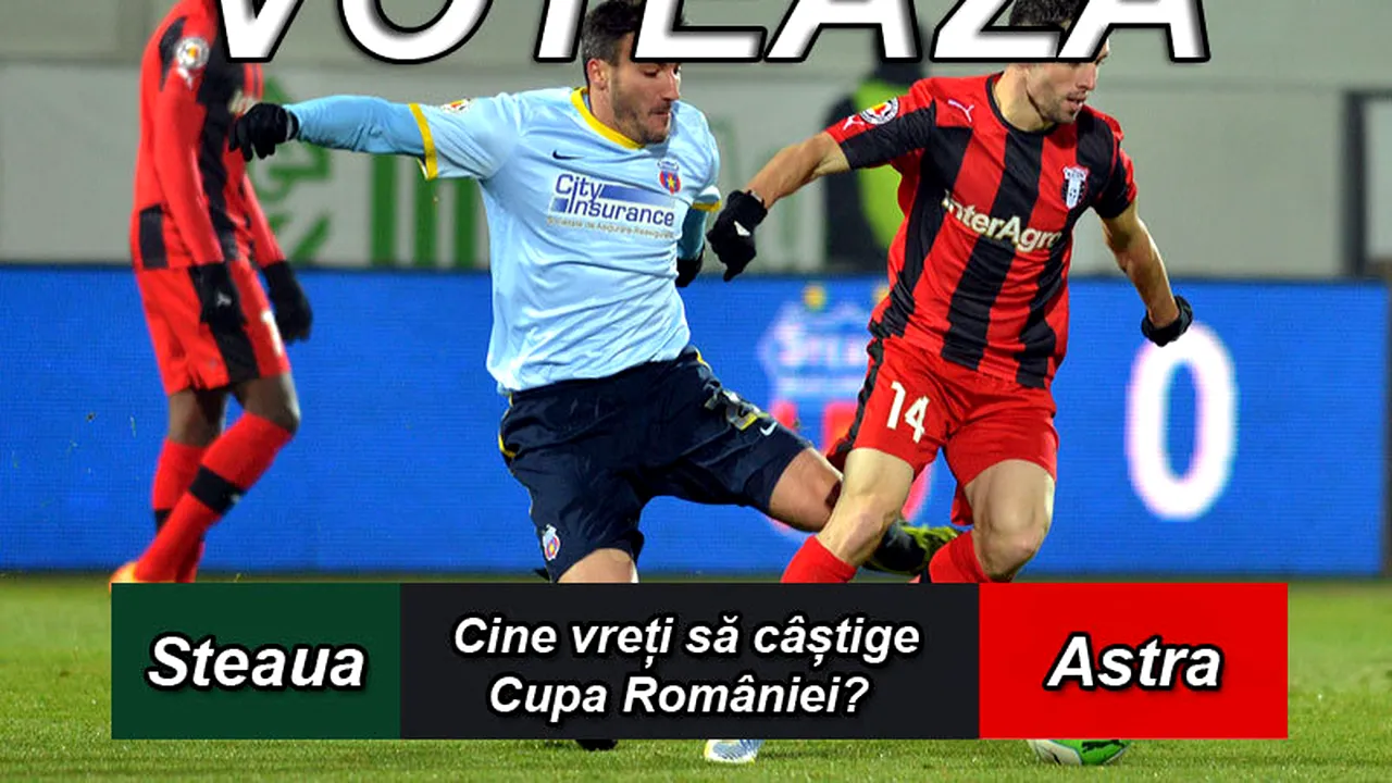 SONDAJ: Cine vreți să câștige Cupa României ?