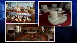 „Piatra adevărului” din Corund. Puterea aragonitului care își ia luciul din mâna nevăzătorilor: „Va scoate la iveală totul”