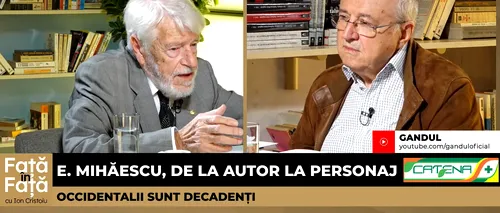 VIDEO | Academicianul Eugen Mihăescu: „Adevărul este că Occidentul va pierde. Mi-e teamă că nu apuc să văd ce se va întâmpla”