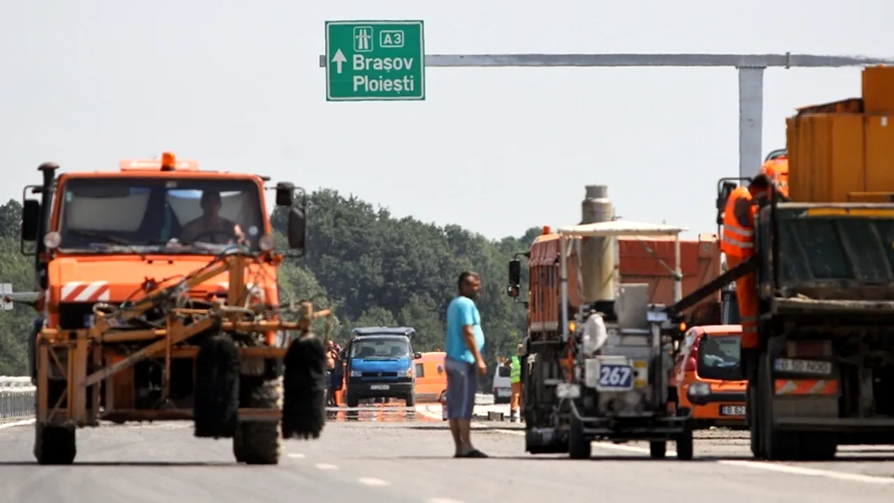 Care este noul termen de inaugurare al autostrăzii București-Ploiești. Cum vor fi folosite sumele strânse de pe urma penalităților de întârziere