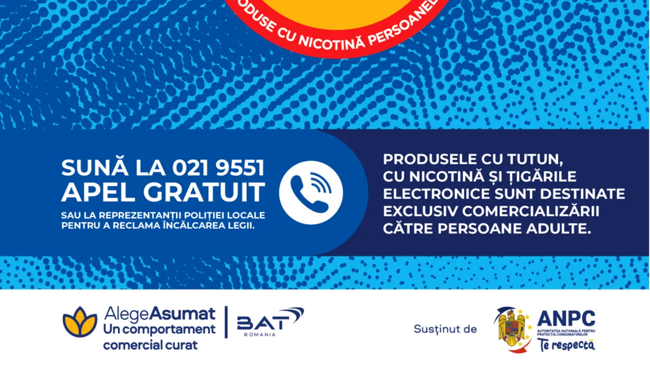 BAT: Toleranță zero față de comercializarea produselor cu tutun și a țigărilor electronice către minori