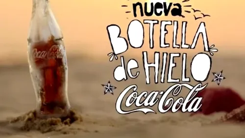 VIDEO. Coca-Cola a lansat sticla făcută complet din gheață