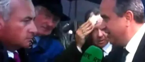 VIDEO. Gest controversat al unui irlandez în timpul unui interviu. A obținut ce dorea, să fie văzut la televizor
