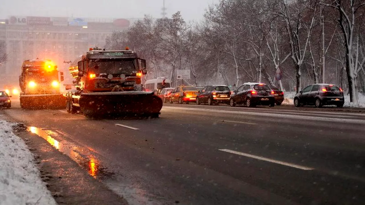 Ce măsuri a luat Primăria Capitalei pentru condițiile de iarnă din oraș! Cum ți se pare că se circulă?