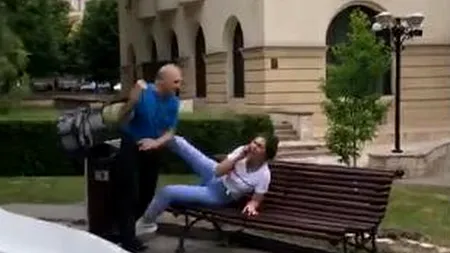 Fiica lui Sebastian Grapă, fost senator de Brașov, bătută în stradă