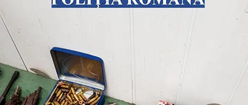 Șapte pistoale, arme cu aer comprimat, aproape 2.000 de cartușe, ridicate de la traficanți de arme în Buzău