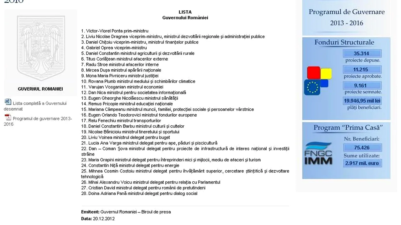 Noua versiune a programului de guvernare USL scris inițial într-un Word piratat