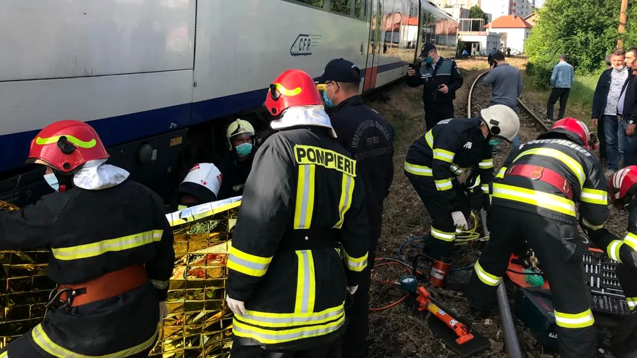 TRAGIC. Persoană decedată după ce a fost lovită de tren