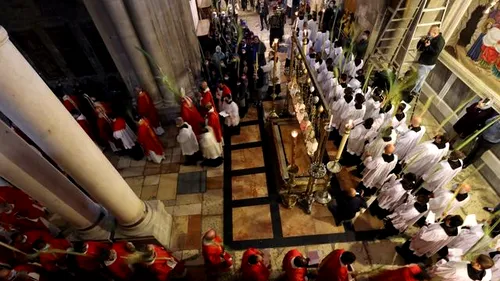 Biserica Sfântului Mormânt și-a deschis porțile de Floriile catolice. Patriarhul latin al Ierusalimului: Simțim că lucrurile vor deveni mai bune