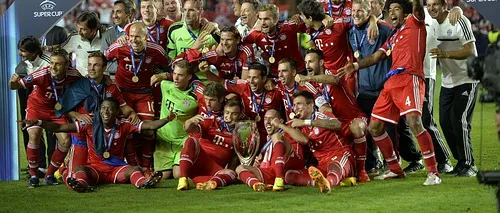 Bayern Munchen a câștigat pentru prima dată Supercupa Europei
