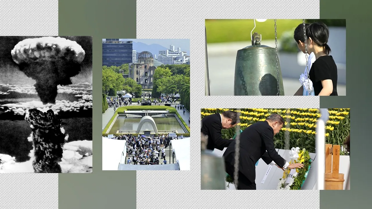 Se împlinesc 80 de ani de la primul ATAC NUCLEAR: Ceremonie la Hiroshima, cu 1 minut de reculegere. Supraviețuitorii exploziei îndeamnă la pace