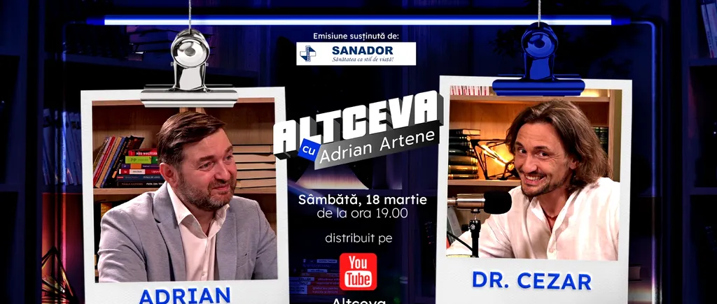 Dr. Cezar, invitat la podcastul ALTCEVA cu Adrian Artene