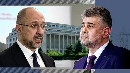 VIDEO | Premierul Ucrainei Denis Şmîhal întâlnire cu Marcel Ciolacu la Palatul Victoria