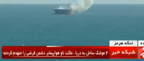 Iranul a distrus un portavion american: s-a întâmplat în cadrul unui exercițiu naval