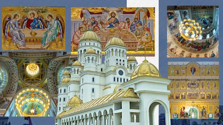 Noi imagini cu interiorul spectaculos al Catedralei Mântuirii Neamului. Pregătirile pentru sfințire, în linie dreaptă. Când îi vor putea trece pragul enoriașii