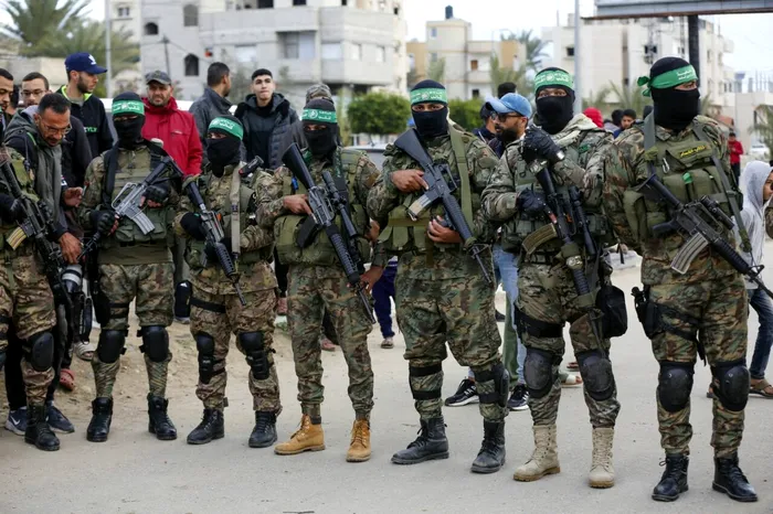 Luptători Hamas - sursa foto: Profimedia 