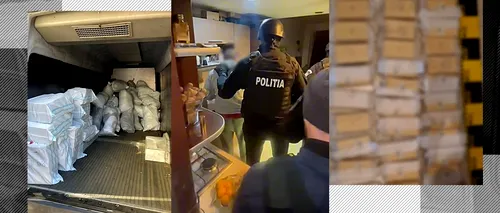 VIDEO | Poliția Capitalei a confiscat produse vestimentare de lux de sute de mii de euro. Marfa furată din Italia era vândută online