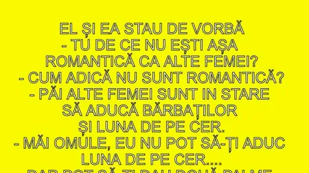 Bancul de luni | El și ea stau de vorbă
