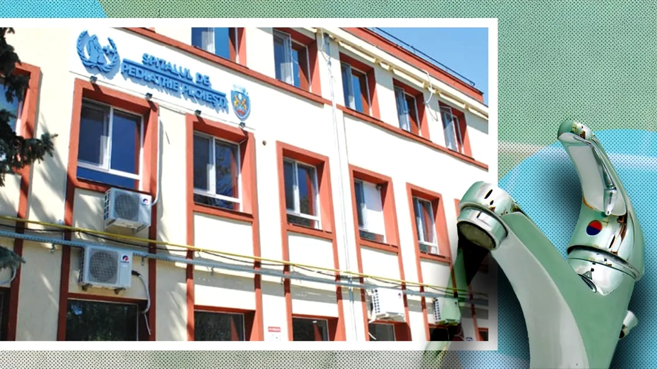 Reţeaua internă de apă a Spitalului de Pediatrie Ploieşti este CONTAMINATĂ cu bacteria Pseudomonas aeruginosa