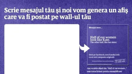 Alătură-te campaniei Gândul cu aplicația 