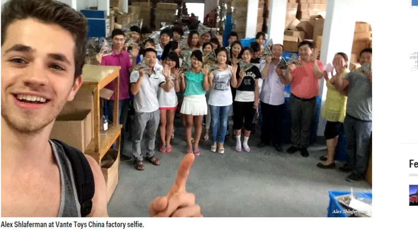 Un tânăr de 20 de ani din Brooklyn a ajuns să dețină propria sa fabrică în China