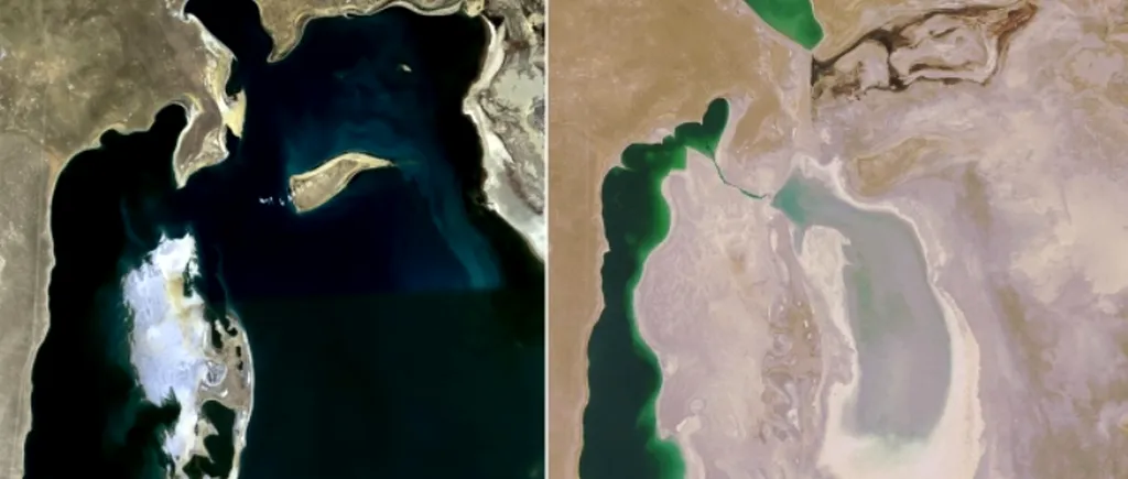 Dezastru ecologic: Unul dintre cele mai mari lacuri din lume a secat aproape complet
