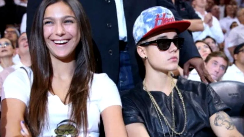 Ce a pățit o tânără care s-a nimerit lângă Justin Bieber la un meci de baschet