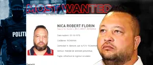 Robert Nica, fostul șef al grupării Sportivilor, pus pe lista celor mai căutați români. Temutul interlop a ajuns „most wanted” pentru niște găinării