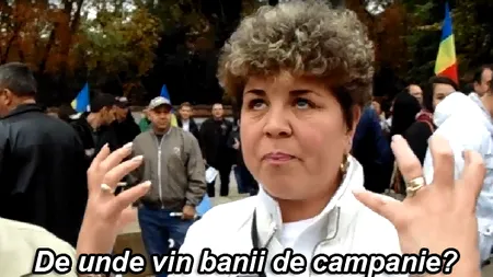 Limbajul semnelor în campania electorală. Ce spun mâinile acestei doamne