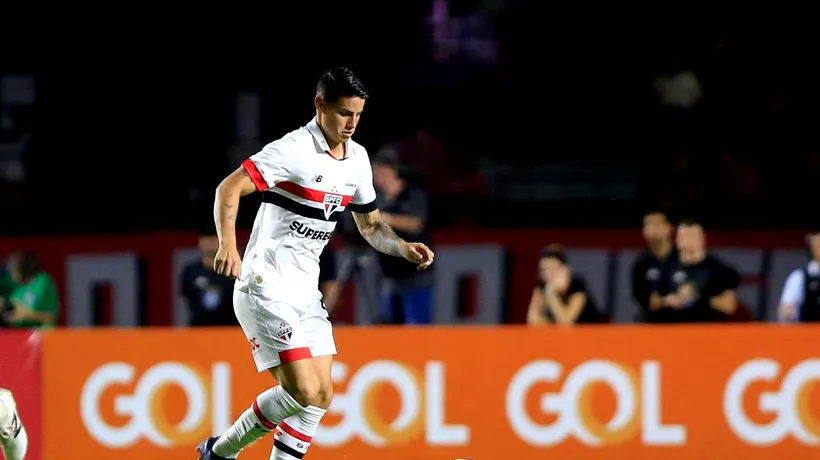 James Rodriguez s-ar putea întoarce în EUROPA după despărțirea de Sao Paulo. Un club din capitala SPANIEI este interesat de serviciile sale