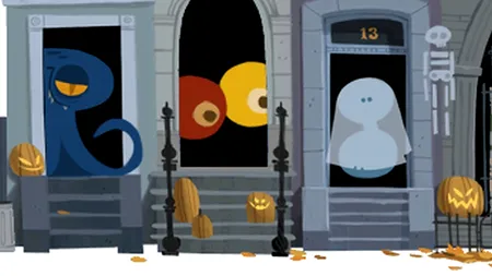 HALLOWEEN GOOGLE DOODLE. Google sărbătorește HALLOWEEN pe 31 octombrie. VIDEO