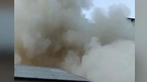 Un bloc de nouă etaje s-a prăbușit în orașul Otaci din Republica Moldova - VIDEO