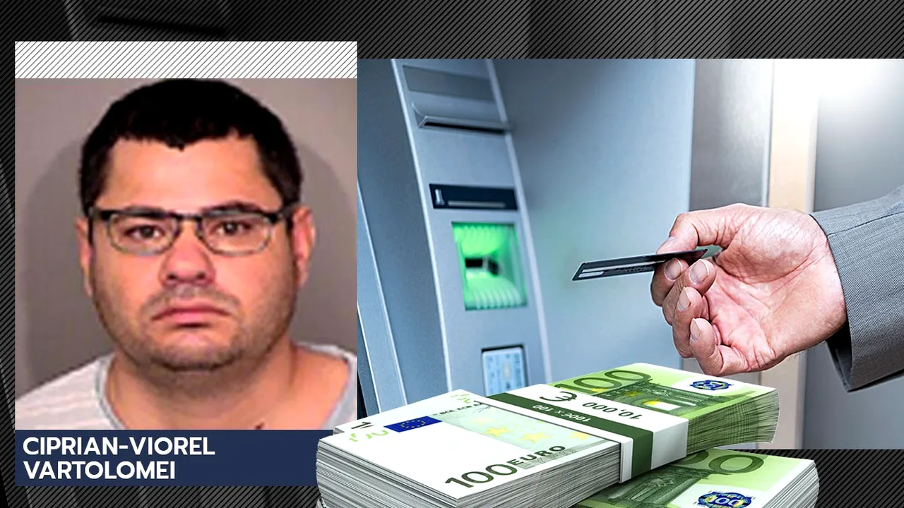 Bărbat prins în flagrant cănd sustrăgea sume de BANI importante de pe conturile BANCARE ale oamenilor/ Acesta a mai fost cercetat în SUA