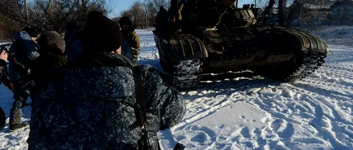 Un lider separatist de la Lugansk anunță încheierea retragerii armamentului greu 