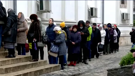 Pelerinaj impresionant în Capitală, la racla cu moaștele Sfântului Ioan Botezatorul