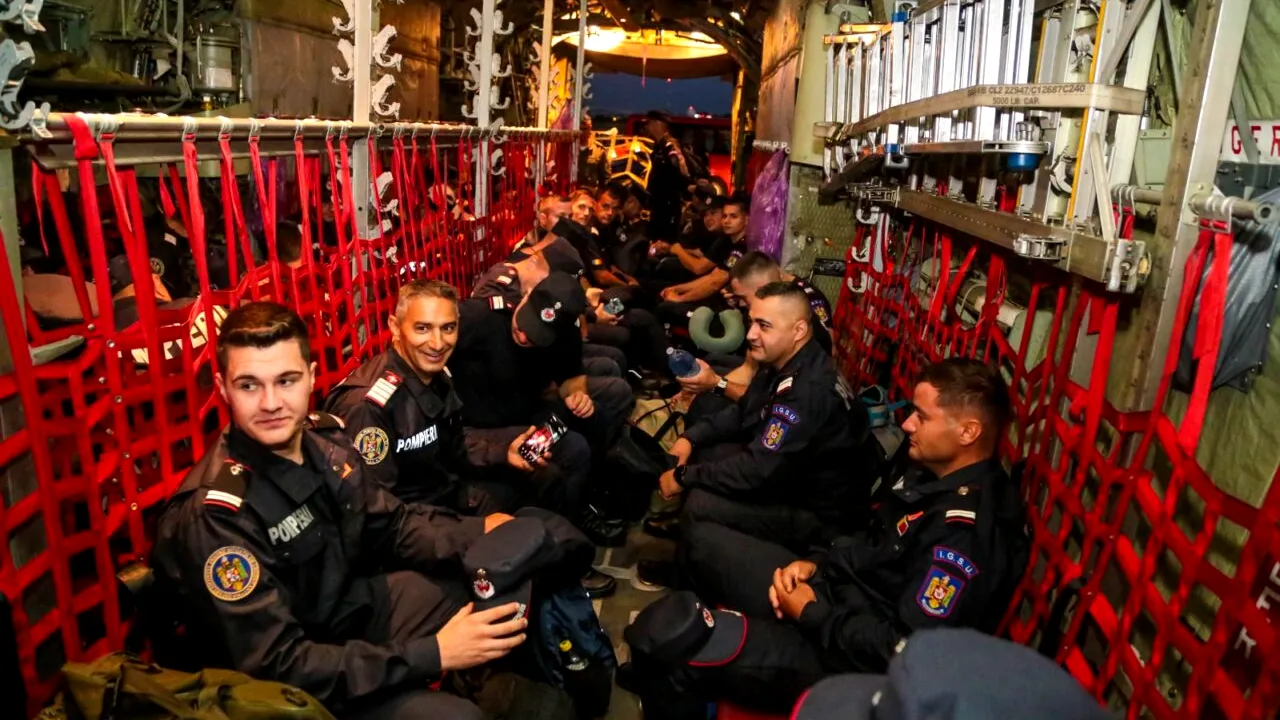 DSU: Misiune de sprijin în Spania - pompierii români au plecat spre Galicia