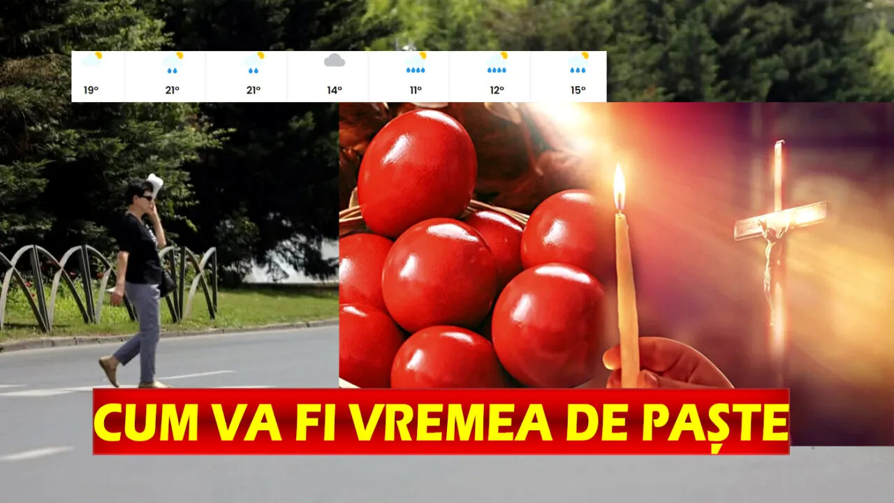 Meteorologii Ease Weather au revizuit prognoza pentru Paște 2025. Temperaturi neobișnuite în luna aprilie în București