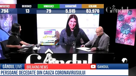 AVIZ EPIDEMIOLOGIC. Ana Maria Maxim, jurnalist Gândul.ro: Declarația se descarcă de pe site-ul DSP și se duce la medicul de familie