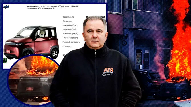Motivul uluitor pentru care mașinile electrice ieftine, precum cea în care o femeie a ars de vie,  în București, se aprind ca torțele. Sunt adevarate coșciuge pe roți. Titi Aur, specialist auto: „Când apare panica, atunci faci și greșelile prin care îți pierzi viața”