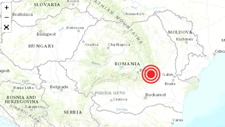 CUTREMUR în zona seismică Vrancea