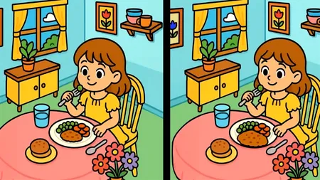 Test de logică | Aceste două imagini par identice, dar nu sunt. Identificați cele 3 diferențe