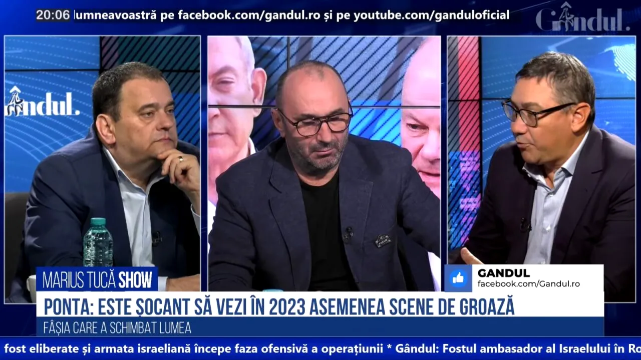 POLL Marius Tucă Show: La ce va duce războiul Israelului împotriva Hamas?