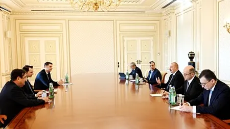 Sebastian Burduja, întâlnire cu preşedintele Azerbaidjanului: Marile PROIECTE ENERGETICE merg înainte