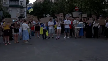 Proteste în Ucraina: Locuitorii din Kiev și Dnipro au ieșit în stradă pentru a 18-a zi și cer reinstalarea lui Mihail Fedorov la Apărare