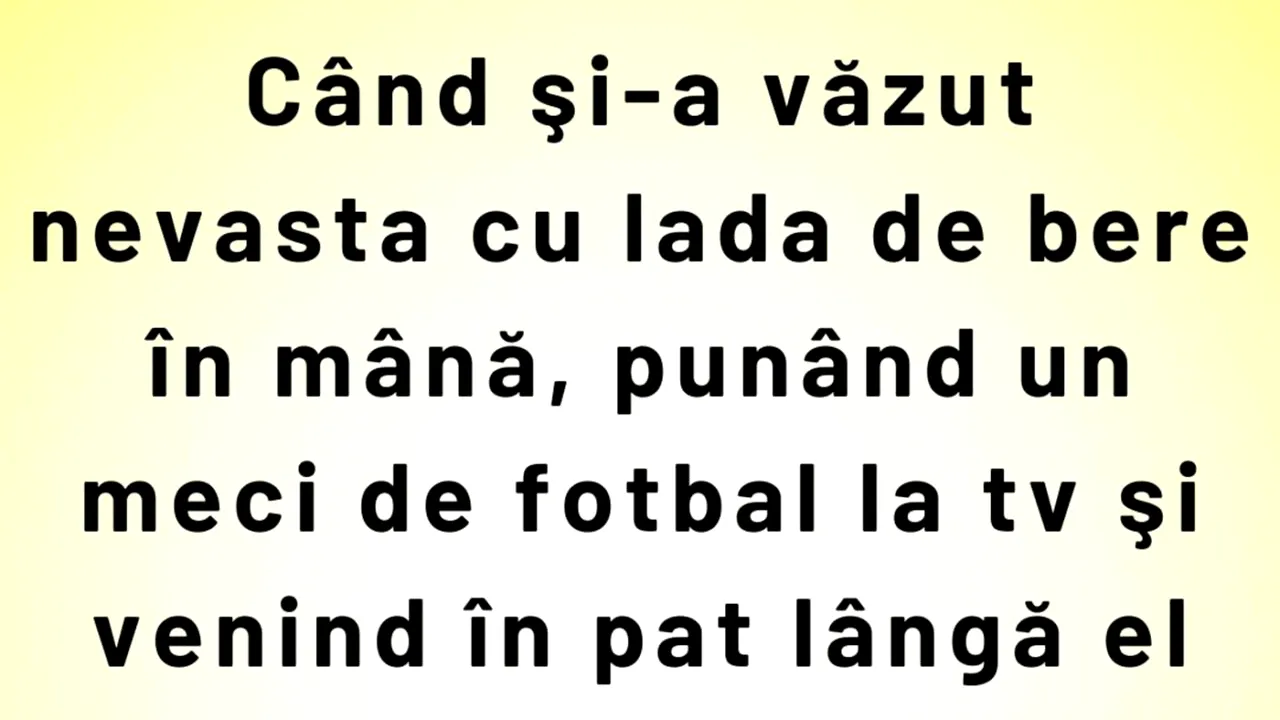 Bancul de sâmbătă | Nevasta lui Costică