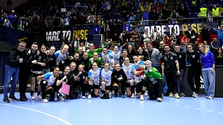 Duel românesc în Liga Campionilor: Rapid - CSM București 24-34. Declarație dură Omoregie: „Asta ne va aduce numai victorii”