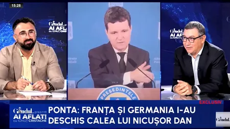 Victor Ponta: Calea lui Nicușor Dan era bătătorită de anul trecut. Eu am încercat să ofer o ALTERNATIVĂ