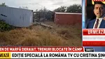 Accident FEROVIAR în Constanța. Un tren de marfă a deraiat, iar două vagoane s-au răsturnat